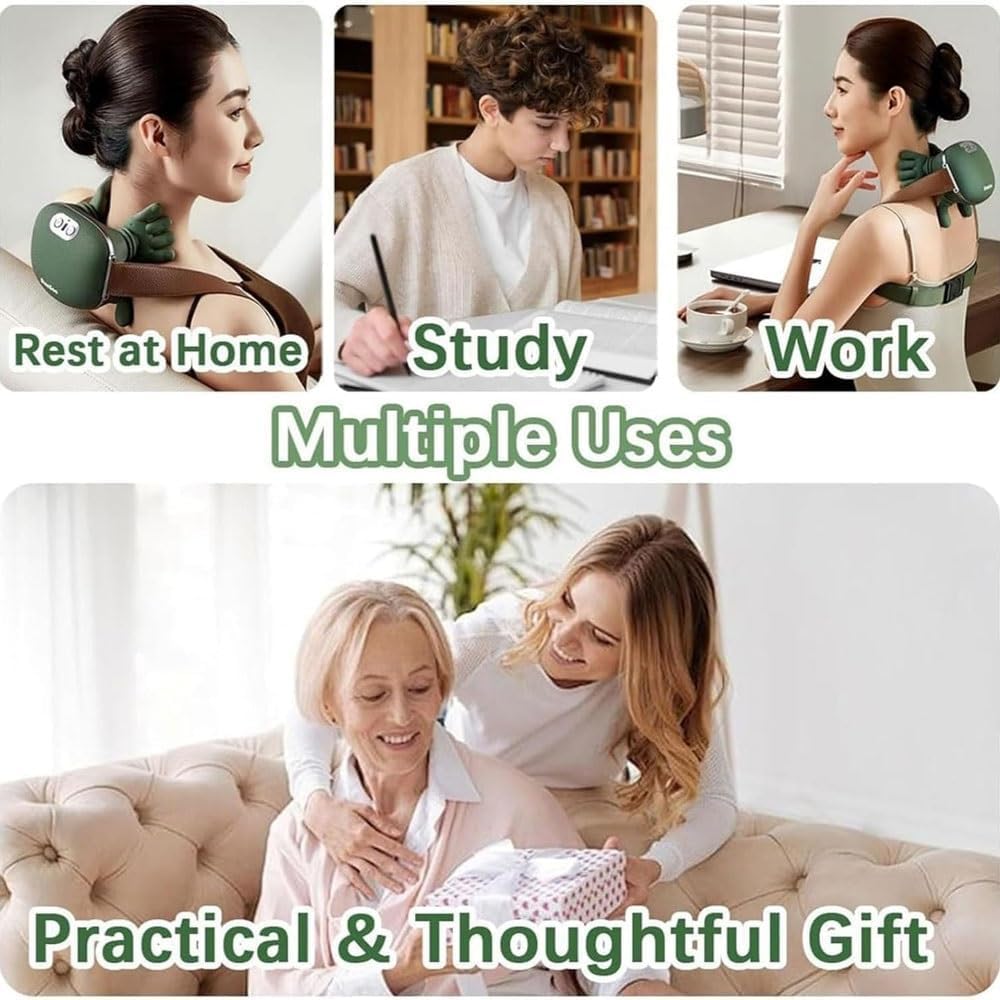 Wireless 4D Shiatsu Neck Massager